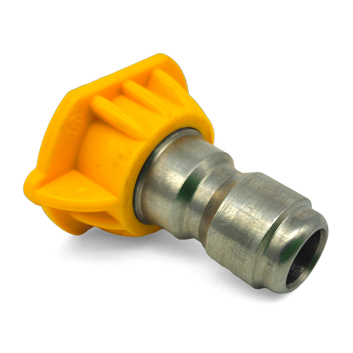 General Pump Q-Style Quick Connect Nozzle, 15 Degree Yellow - Image 2