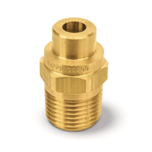 Spraying Systems VeeJet® Nozzle, 0 Degree, 1/4" MPT Brass